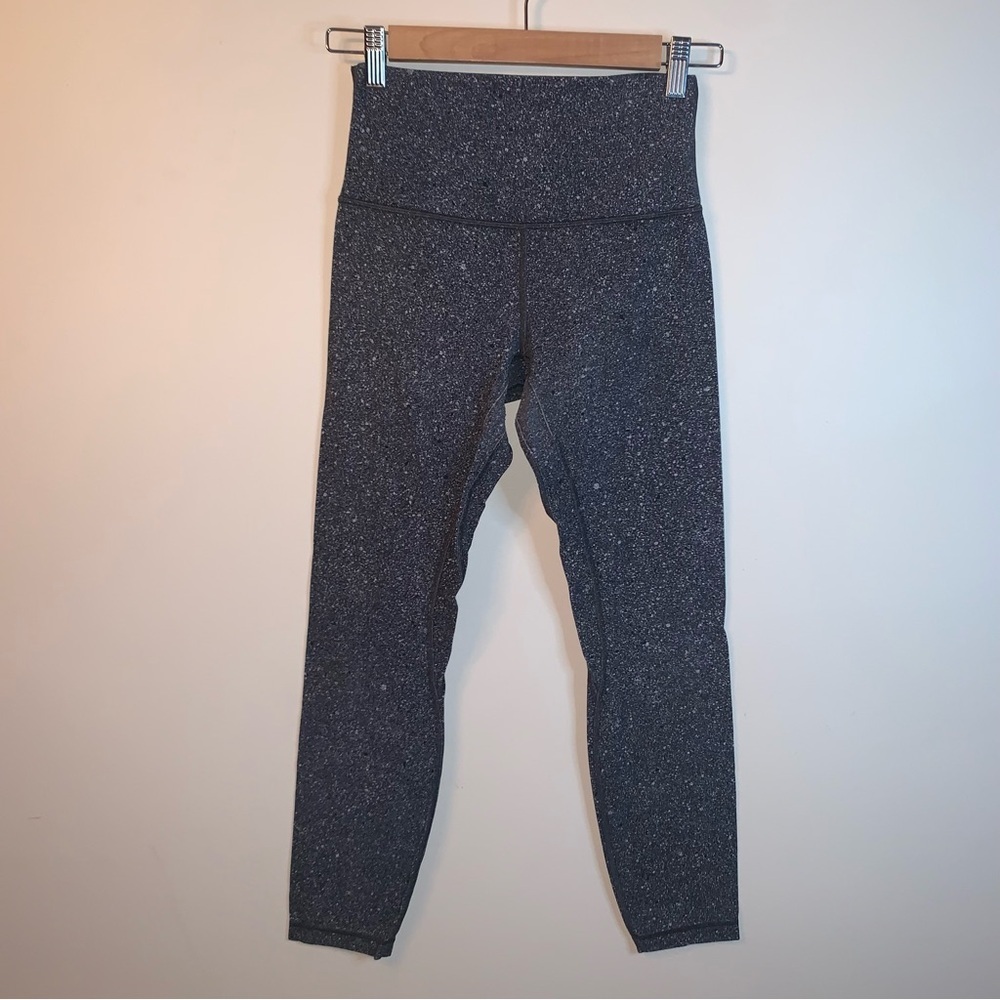 Lululemon grey speckle align leggings